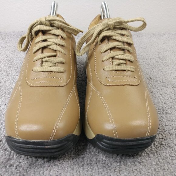 Wanted Speed Womens Size 8 Sneakers Tan Brown Comfort Shoes Low Top Lace Up - Picture 4 of 9